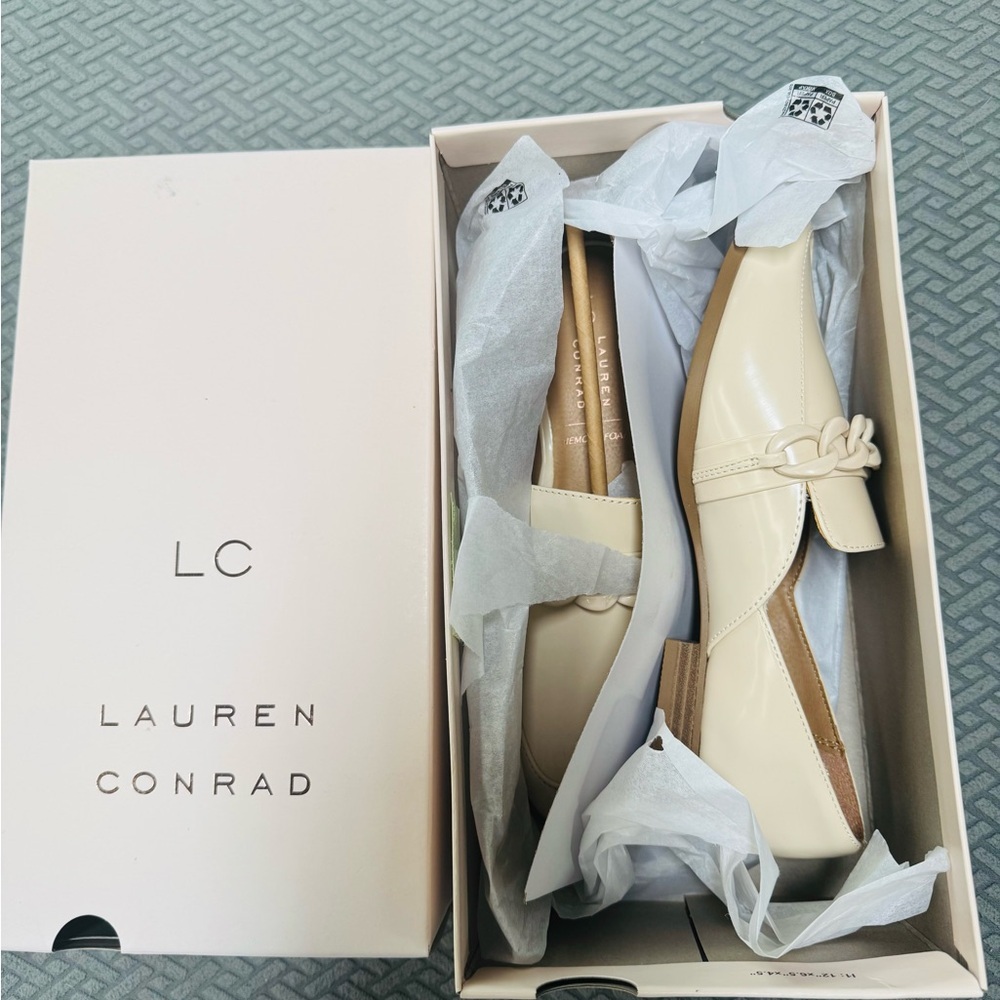 LC Lauren Conrad Demii chain women's loafers - Picture 6 of 12